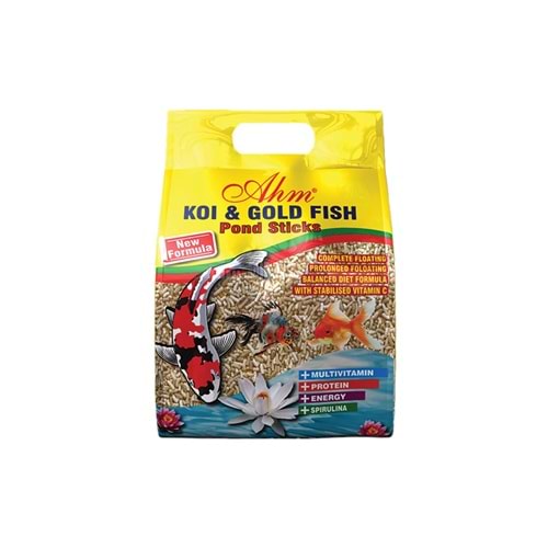Ahm Koi Gold Fish Natural Pond Sticks 1Kg