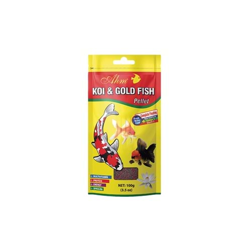 Ahm Koi Gold Fish Pond Pellet 100 Gr