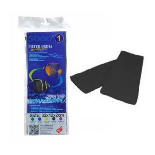 Sobo Filtre Süngeri 90x30x2 Siyah