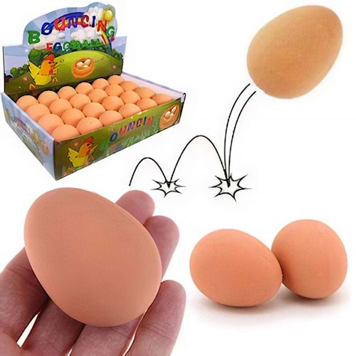 Yumurta Oyuncak 6 CM (24 Adet)