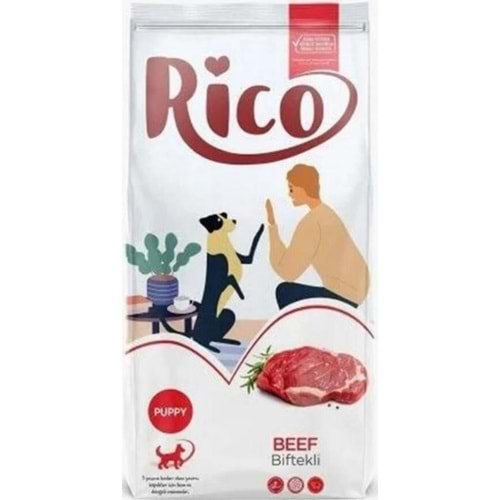 Rico Sığır Etli Yavru Köpek Maması 3 Kg