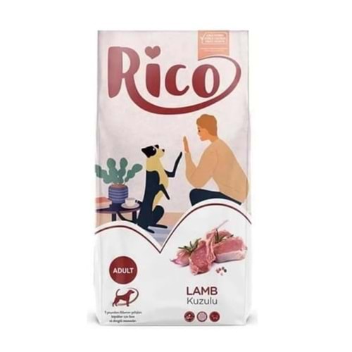 Rico Kuzu Etli Yetişkin Köpek Maması 3 Kg