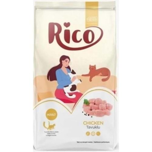 Rico Tavuklu Yetişkin Kedi Maması 2 Kg