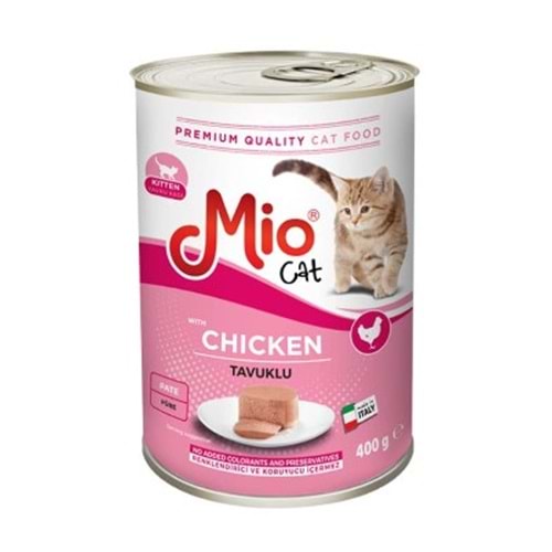 Mio Tavuklu Yavru Kedi Konservesi 400 gr 24lü