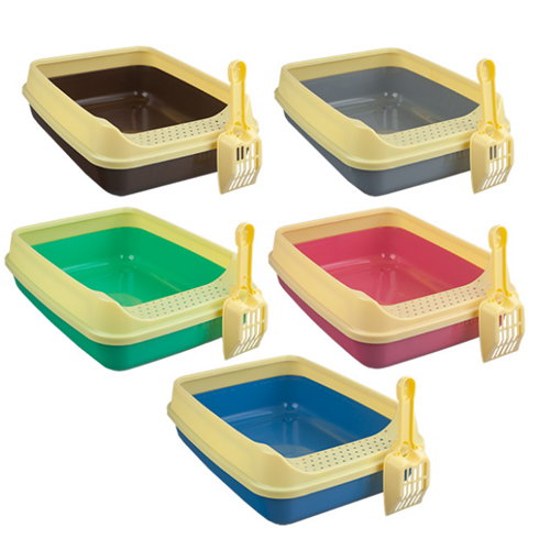 Kedi Tuvalet Kabi Elekli Çerçeve + Kürek(10)