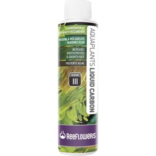 ReeFlowers Aquaplants Liquid Carbon III (Büyüme Hızlandırıcı & Yosun Giderici) 85 Ml