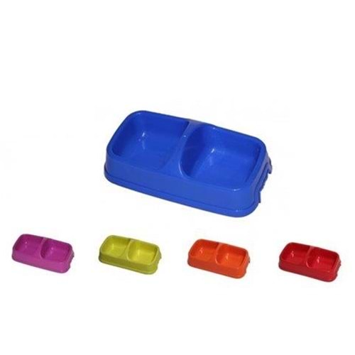 Plastik İkili Mama Kabı Büyük