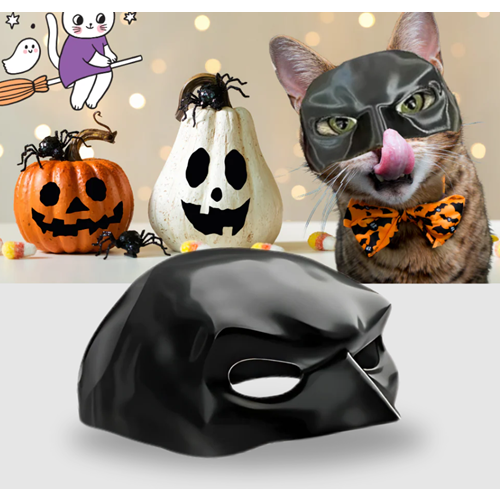 Kediler için Batman Maskesi