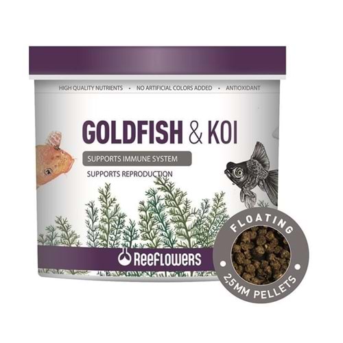 Reeflowers Goldfish & Koi Pellet Balık Yemi 2,5mm 150 Ml