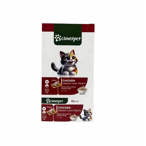 Cloverpet Tavuklu Krema Ödül 25li