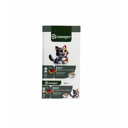 Cloverpet Etli Krema Ödül 25li