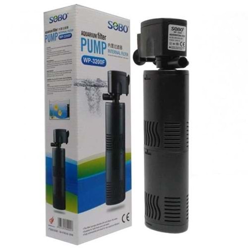 Sobo WP-3200F Akvaryum İç Filtre 1200 lt/s 25 W