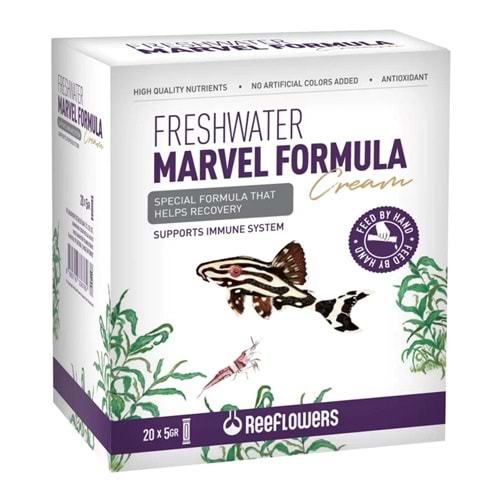 Reeflowers Freshwater Marvel Formula Cream Balık Yemi 5 Gr 20'li