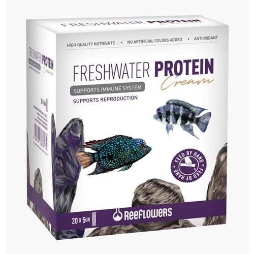 Reeflowers Freshwater Protein Cream Balık Yemi 5 Gr 20'li