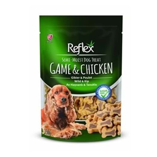 Reflex Semi-Moist Ödül Maması / Av Hayvanlı & Tavuklu 150 gr