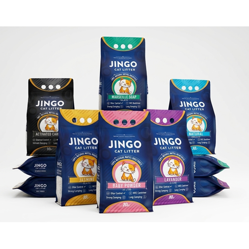 Jingo Karışık Kokulu Kedi Kumu (İnce) 10 Lt. (Palet - 125 Adet)