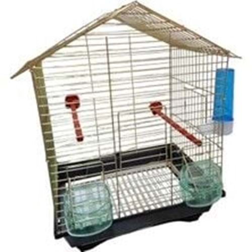 Krom/Gold Kafes - 400 Seri 47x27x43