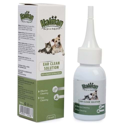 Kedi ve Köpek Kulak Bakım Ürünü 50 Ml