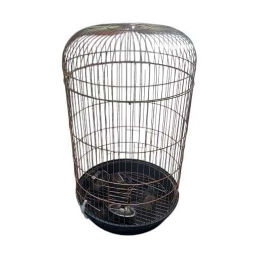 Kafes Silindir Pirinç Büyük Boy 60x32 cm