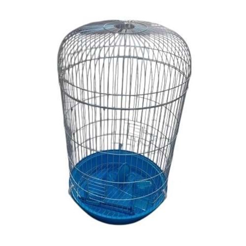 Kafes Silindir Krom Büyük Boy 60x32 cm