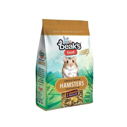 Beaks Deluxe Hamster Yemi 500 gr 12'li