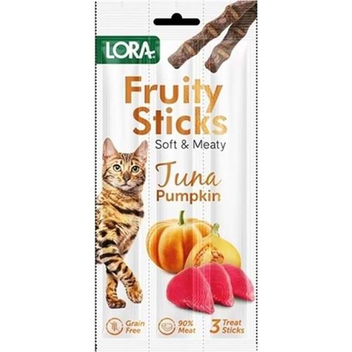 Lora Kedi Ödül Stick Ton Balıklı & Balkabağı