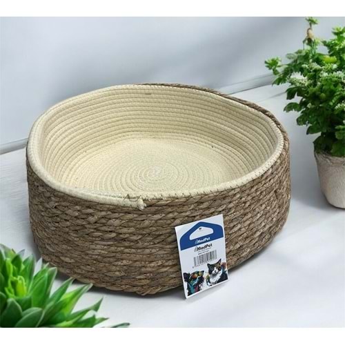 Hasır Tırmalamalı Kedi Yatak