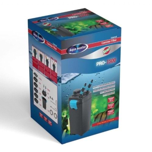 PRO-1500 Aqua Master Dış Filtre 5 Sepet 1500 Lt./H