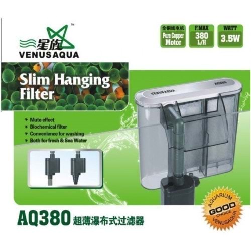 AQ-380 Venusaqua Şelale Filtre 380 Lt./H