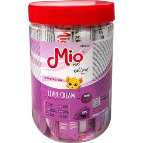 Mio Kedi Ödül Krema Ciğerli 15GR x 30