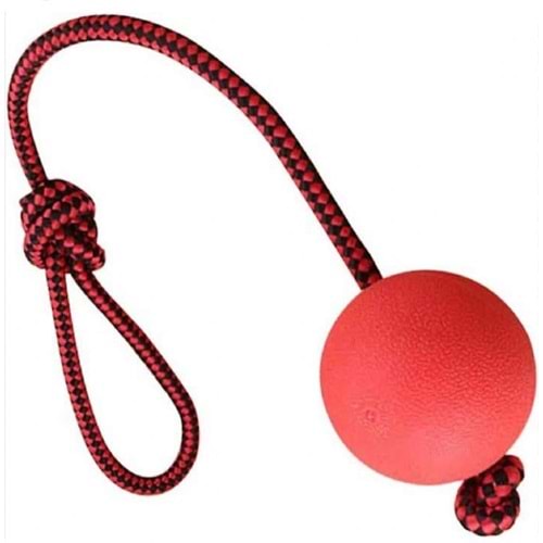 Halatlı Kırmızı Sert Top 35 Cm