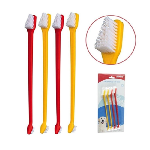 İki Uçlu Köpek Diş Fırçası 4lü Set