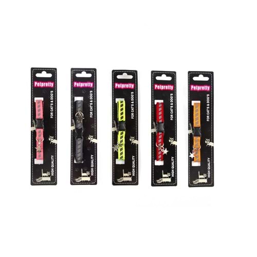 Reflektörlü Boyun Tasması Parçalı Desen 6lı