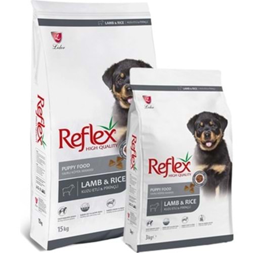 Reflex Puppy Kuzu Pirinçli Köpek Maması 3 Kg
