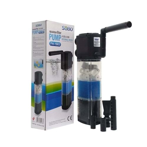 Sobo FH-1903 Akvaryum İç Filtre 19 W 1500 lt/h