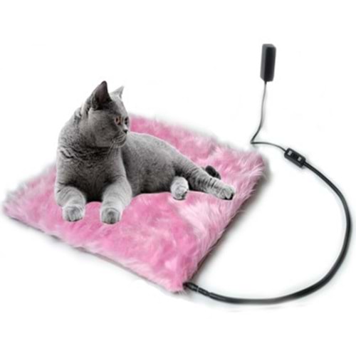 Isıtmalı Kedi Köpek Yatağı 16 Watt Adaptörlü
