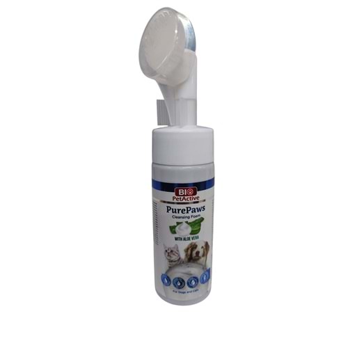 Bio Pet Active Pure Paws Kedi ve Köpek Pati Bakım Köpüğü 150 ML