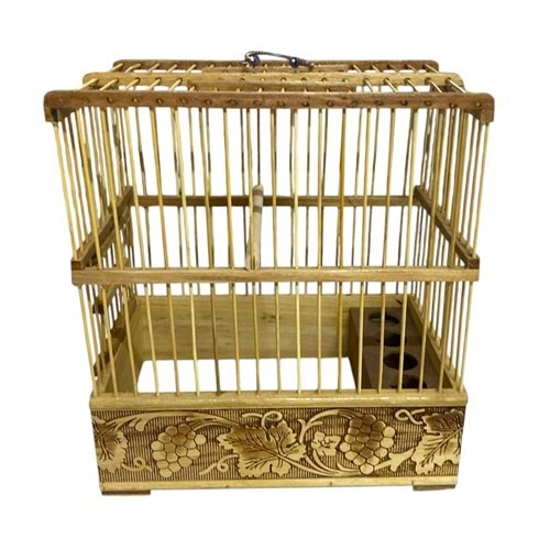 Bambu İşlemeli Saka Kafesi 28x18x28