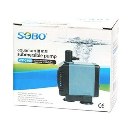 Sobo Wp-3400 Akvaryum Sump Motoru 880 lt/s