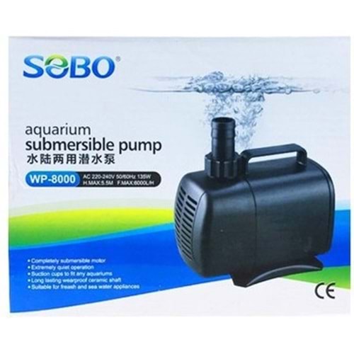 Sobo WP-8000 Kafa Motoru 6000 Lt/Saat