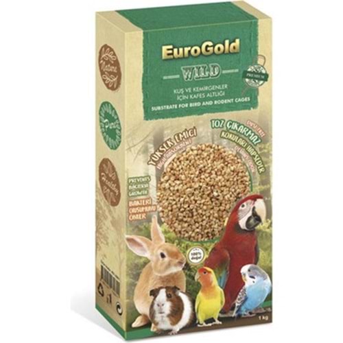EuroGold Kuş ve Kemirgen Kafes Altlığı 1 Kg