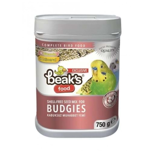 Beaks Kabuksuz Muhabbet Yemi 750 Gr