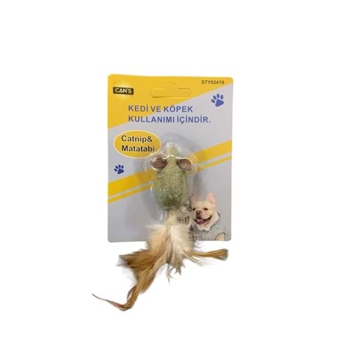 Cans Catnip & Matatabi Fare Oyuncak 16.5 x 3 cm