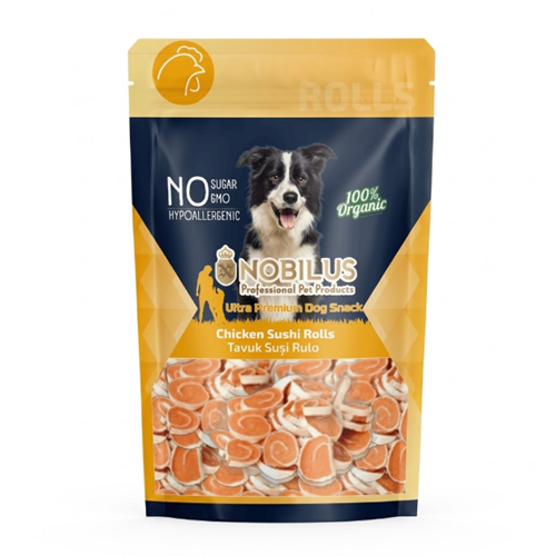 Nobilus Tavuk Sushi Köpek Ödülü 80 Gr