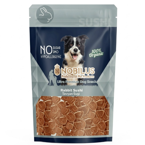 Nobilus Tavşan Sushi Köpek Ödülü 80 Gr