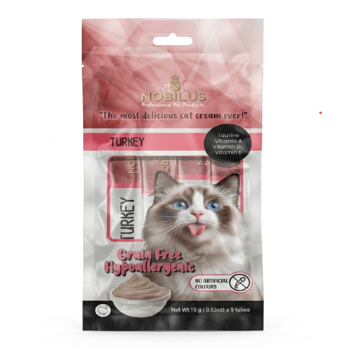 Nobilus Hindili Kedi Krema Ödülü 5x15 Gr