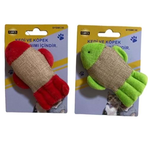 Cans Yumuşak Balık Kedi Oyuncak