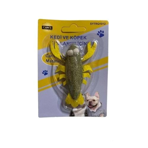 Cans Catnip & Matatabi Istakoz Oyuncak 10 x 7 cm