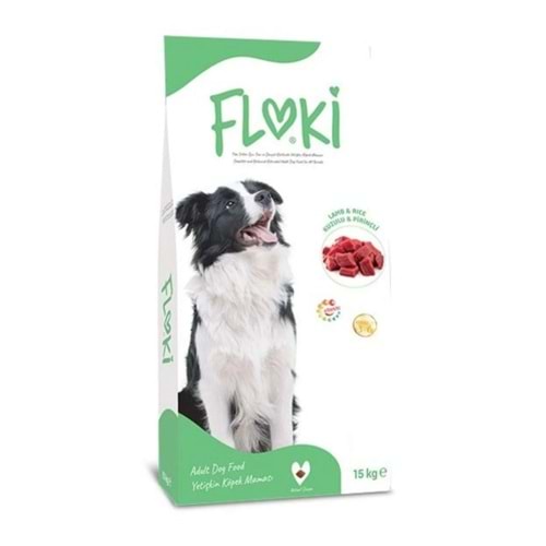 Floki Kuzulu Yetişkin Köpek Maması 15 Kg