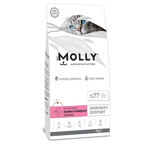 Molly Anne & Bebek Tavuklu Kedi Maması 2 Kg